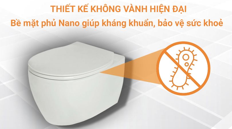 Bồn cầu không vành bồn cầu Hafele 588.79.410